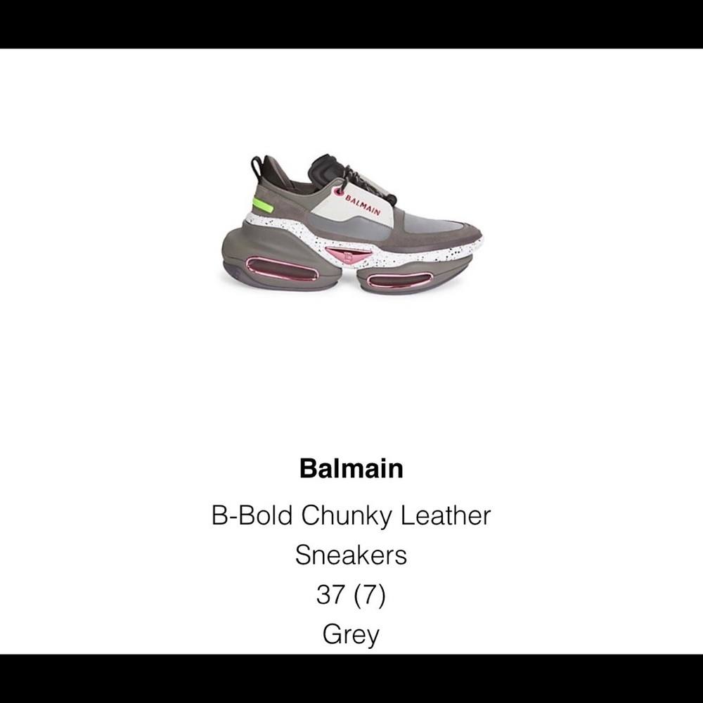 Balmain B Bold Chunky Sneakers